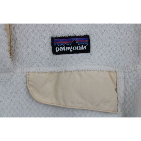 Patagonia Re-Tool Snap-T Fleece Classic Fleece Pullover White Fall XS Womens - Picture 3 of 8